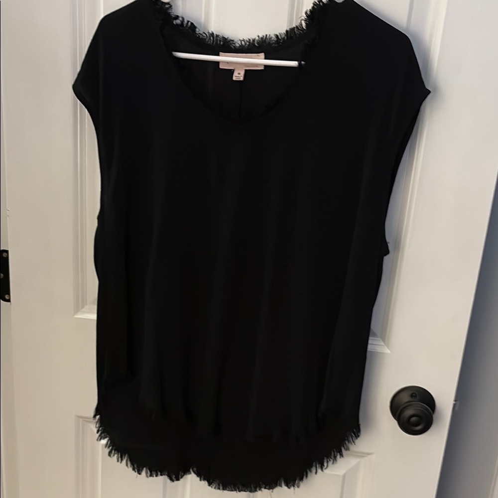 Black Sleeveless Top